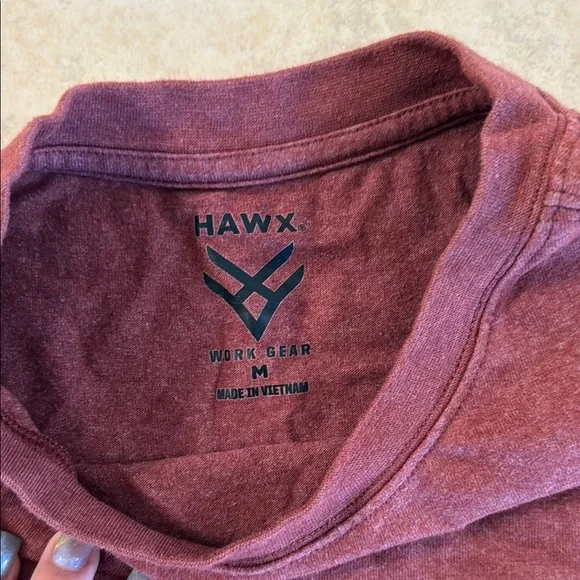 Red Short Sleeve Crew Neck Tee - Picture 4 of 5